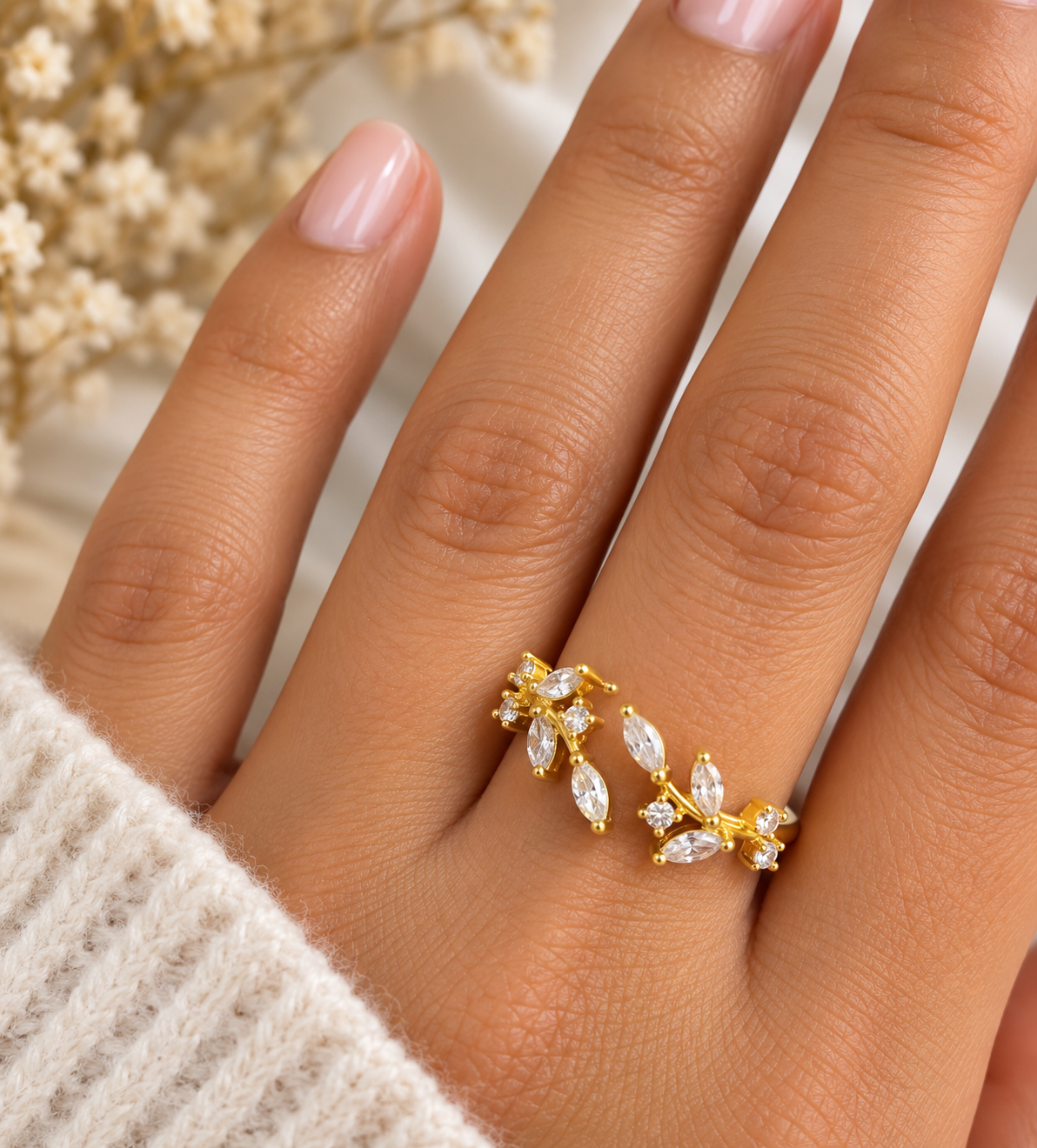 Gold Leaf Ring