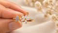 Blue Bloom Ring