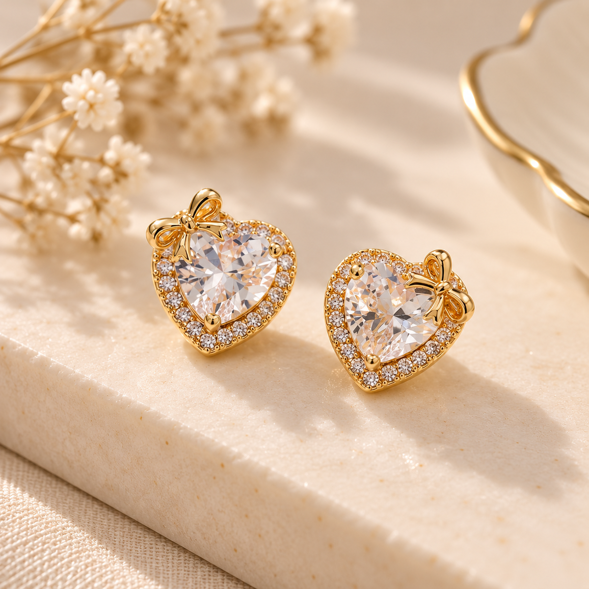 Belle Heart Earrings