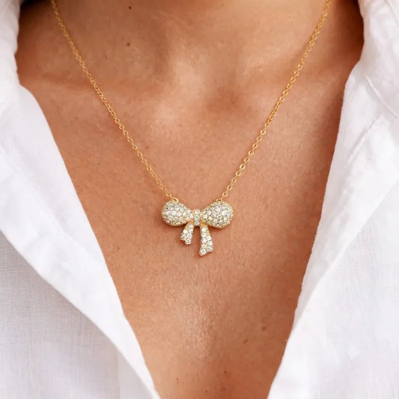 Belle Bow Necklace
