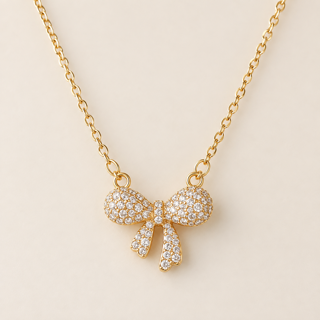 Belle Bow Necklace