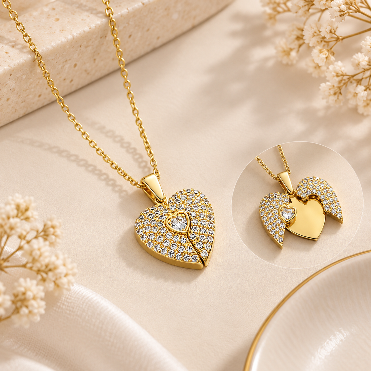 Amora Locket Necklace