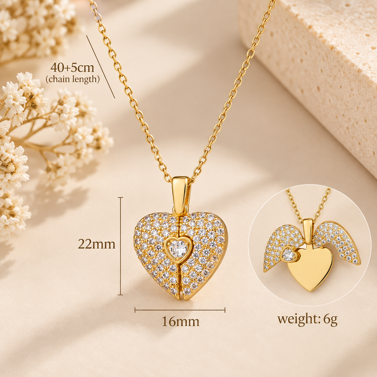 Amora Locket Necklace