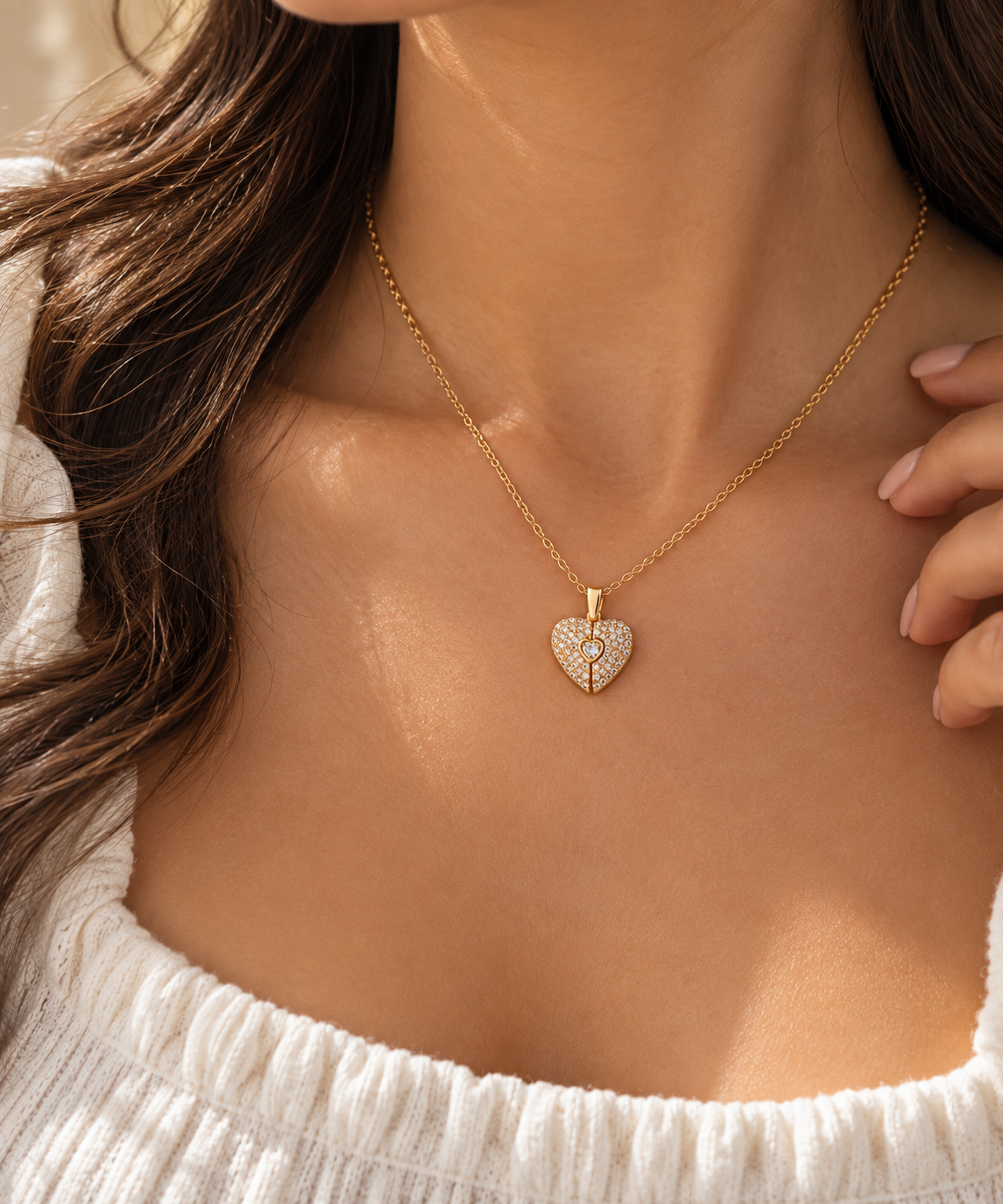 Amora Locket Necklace