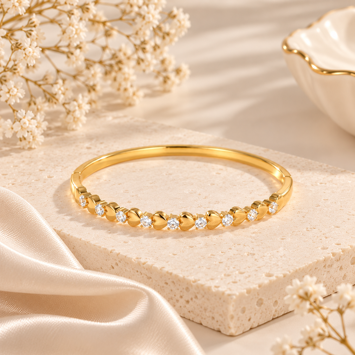 Adore Heart Bangle