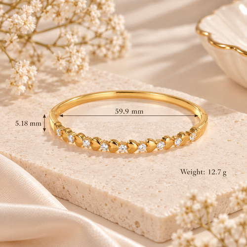 Adore Heart Bangle