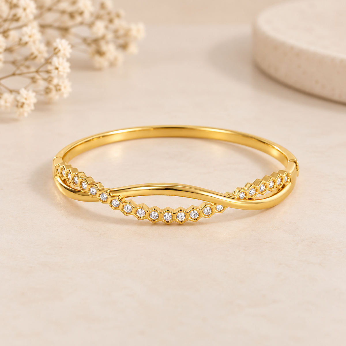 Celeste Wave Bangle